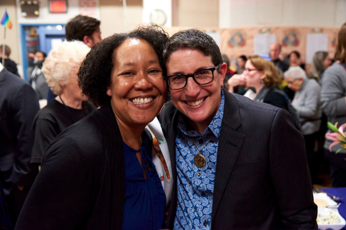 Photo of Lori Brooks with Laura Wernick